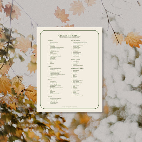 Seasonal Menu (CANVA Template)