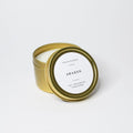 Awaken Soy Candle | Citrus Soy Candle | Essential Oil Candle | 4oz Gold Candle | Kitchen Candle | Minimal Soy Candle | Vegan Candle